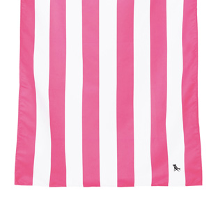 Pink Striped Dock and Bay Towel